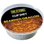 Hagen CUP DIETS - BEARDED DRAGON - Adult - купи с храна за пораснали агами - 360 g (6 x 60 g) - ГЕРМАНИЯ - PT3200