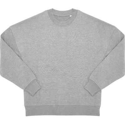 B&C mikina Influence Crew, těžká oversize unisex COT01IC0162000 sport grey