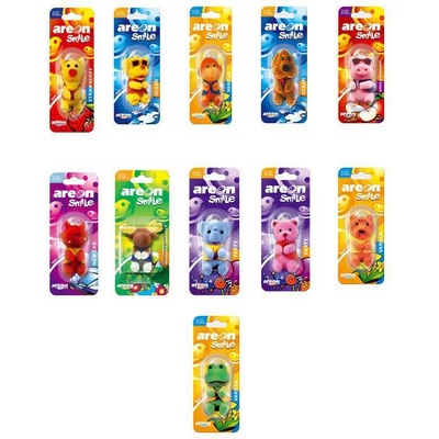 Areon Smile Kids Ароматизатор за кола - Black crystal (949)