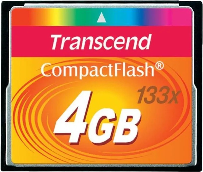 Transcend CompactFlash 4GB 133x TS4GCF133