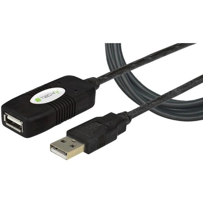 TECHLY IUSB-REP10TY USB кабел 10 м USB 2.0 USB A Черен (IUSB-REP10TY)