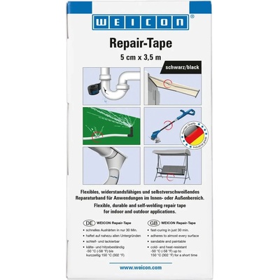 Weicon Odolná a samolepicí opravná páska 5 x 350 cm černá 10067709