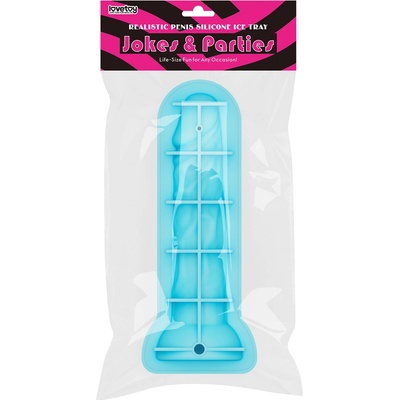 LoveToy Realistic Penis Silicone Ice Tray Blue