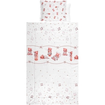 Lorelli Спален комплект 4 части - Мече с възглавничка, бежов 20800026101