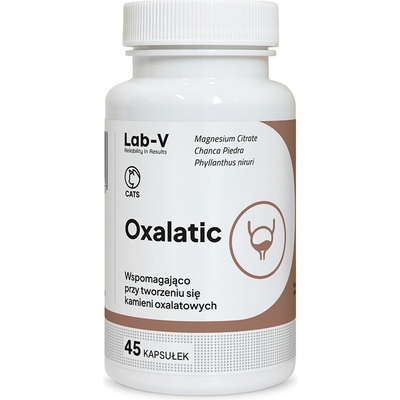 Lab-v Oxalatic - Подкрепа за котки с образуване на оксалатни камъни 45 капсули