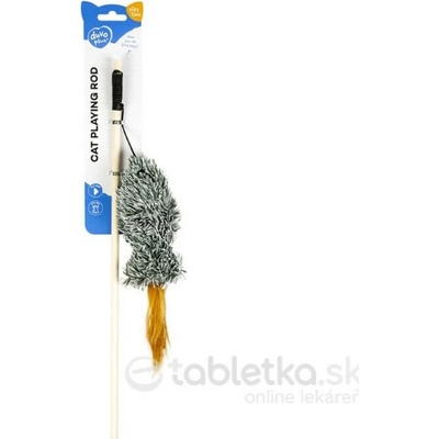 DUVO+ Plyšová ryba na paličke s catnipom 25 x 5 cm