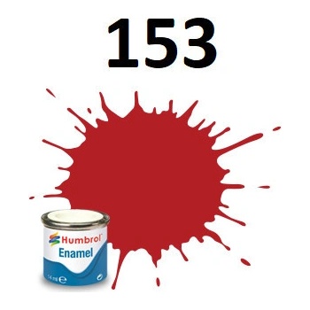 HUMBROL barva email AA1660 No 153 Insignia Red Matt 14ml