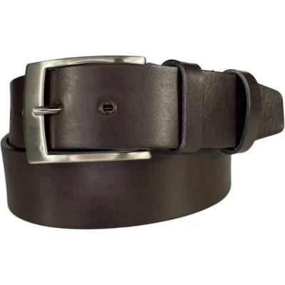 Penny Belts Kožený opasek I2-40 tmavě hnědý