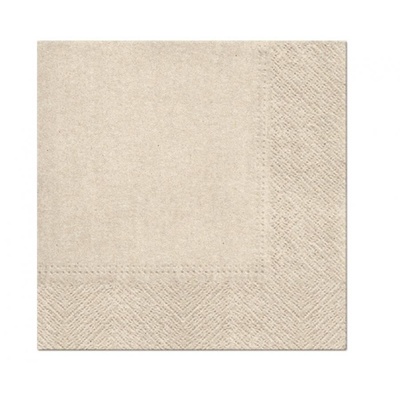 PAW Хартиени салфетки бежови 33 x 33 см