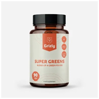 Grizly Super Greens BIO 90 kapslí