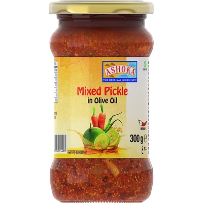 Ashoka Foods ASHOKA MIXED PICKLE V OLIVOVÉM OLEJI 300 g