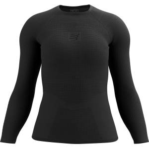 Compressport Дамска тениска Compressport Women's On/Off Base Layer L/S Top Running shirt - Black (916-2833-0113)