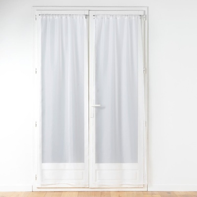 douceur d'intérieur Бели завеси от микросатен в комплект 2 бр. 70x200 cm Voiline - douceur d'intérieur (1627743)