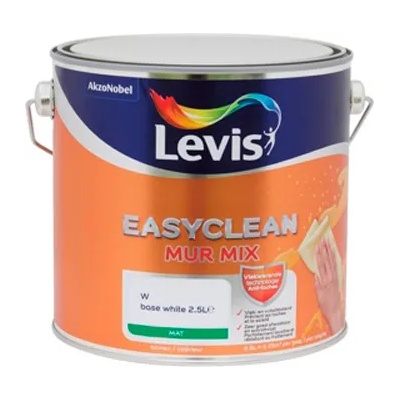 Levi's БОЯ ИНТЕРИОРНА levis easyclean mur МАТ w 1л БЯЛА БАЗА