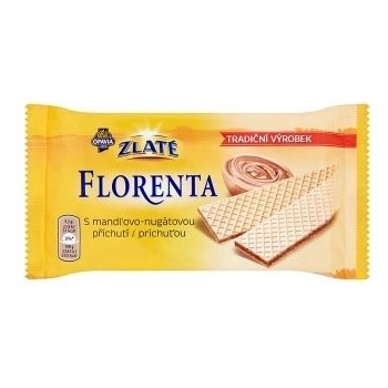 Opavia Zlaté Florenta oblátky s mandľovo-nugátovou príchuťou 112 g