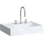 Laufen Kartell - Умивалник 60x46 см, с 3 отвора за смесител, SaphirKeramik, с LCC, бял H8103354001581 (H8103354001581)