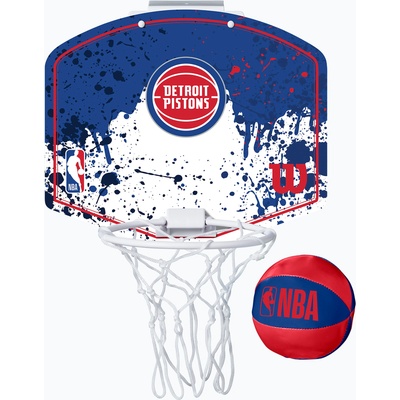 Wilson Комплект баскетболни топки Wilson NBA Team Mini Hoop Detroit Pistons