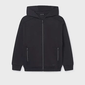 MAYORAL Суичър с качулка и джобове с ципове в черен цвят за момче Mayoral