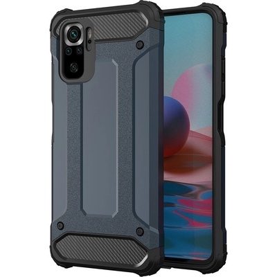 HQWear Хибриден Брониран кейс за Xiaomi Redmi Note 11T 5G / Redmi Note 11S 5G / Poco M4 Pro 5G, син (9145576244357)