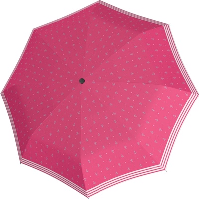 Doppler Mini Fiber Sailor dámský skládací mechanický deštník růžový