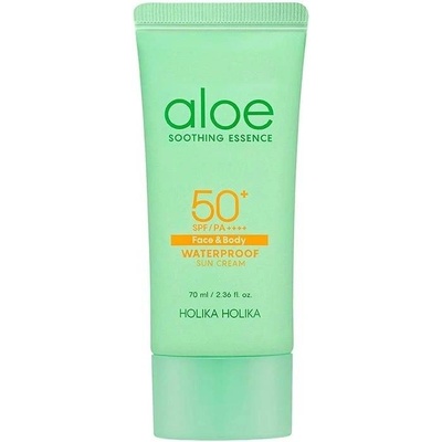 Holika Holika Слънцезащитен крем за лице и тяло Aloe Soothing Essence, SPF50+, 70 ml