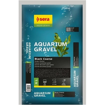 Sera Gravel Black Coarse 2-3 mm 10 kg