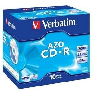 Verbatim CD-R(10-Pack)Jewel/Crystal/DLP/52x/700MB (43327)