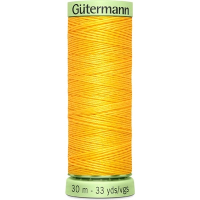 Knoflíková prošívací nit Gütermann žlutá