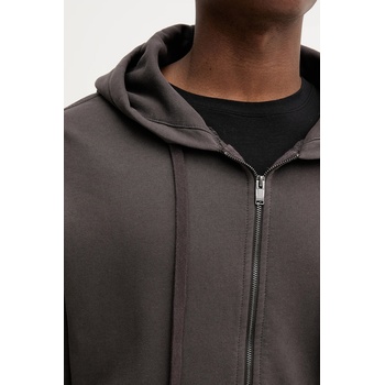 Zadig&Voltaire Памучен суичър zadig&voltaire мъжки в кафяво с качулка с изчистен дизайн jmss01311 (jmss01311)