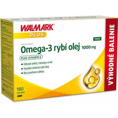 Walmark line Omega-3 FORTE rybí olej 1000 mg 180 kapsúl