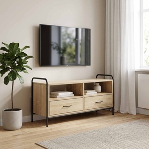 vidaXL ТВ шкаф 67, 5 x 33 x 50 см Дъб сонома Инженерна дървесина (8013693)