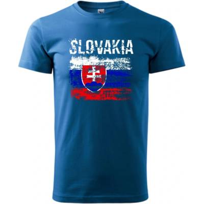 Triko SLOVAKIA rastr - světle modré