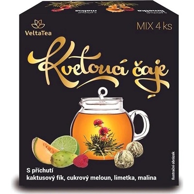 Velta Tea bílý kvet.čaj MIX SILVER 4 ks