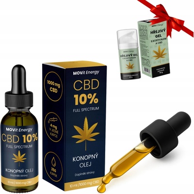 Movit CBD 10% Full Spectrum konopný olej 10 ml – Hledejceny.cz