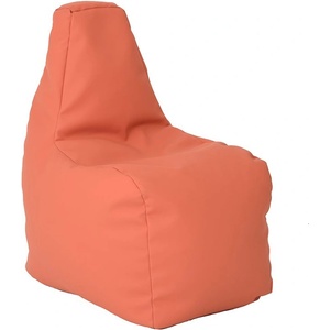 PUFRELAX Пуф, стол за деца 2-8 г. , 120л. Sunlounger Junior - Orange, Еко кожа, Пълнеж от Полистиролни перли, 8117 (PUF-G-SJ-ML-OR) - topmall