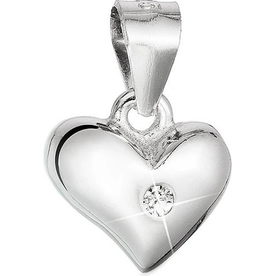 Pavona Stříbrný přívěsek srdce se zirkonem 14039.1 crystal