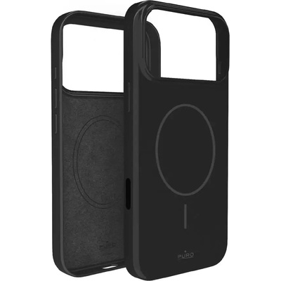 PURO Защитен калъф Puro Pulse за iPhone 17 Pro поликарбонат - черен (PUIPC17P63PULSEBLK)