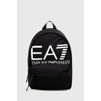 Giorgio Armani Раница EA7 Emporio Armani в черно голям размер с принт (245063.2F909)