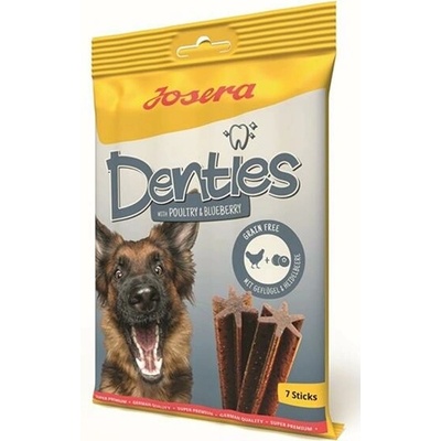 Josera maškrta Dog Denties with Poultry&Blueberry 180 g