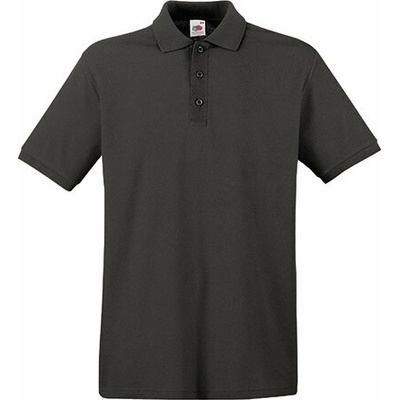Fruit of the Loom pánská polokošile Premium 180ggrafitová světlá F511N šedá