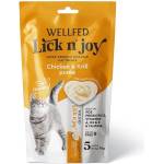 WELLFED Пюре с пиле и крил за котки, 5 сашета x 14 гр