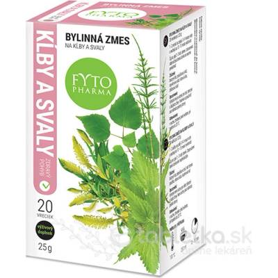 Fyto BYLINNÁ ZMES NA KĹBY A SVALY 20 x 1,25 g
