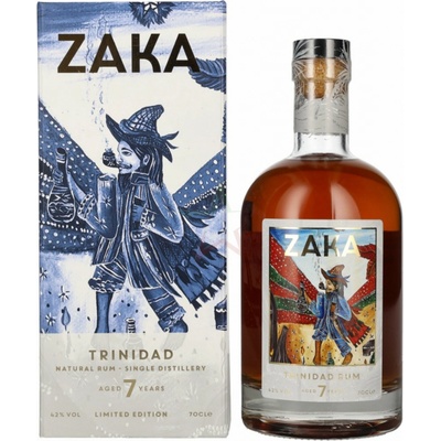 Zaka Trinidad 7y 42% 0,7 l (kartón)