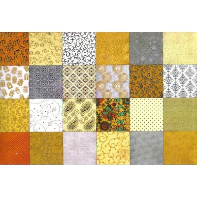 Sada ručních embosovaných papírů 30 x 30 cm - 24 ks