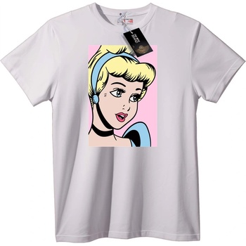 NOONEBRAND Тениска Пепеляшка Поп Арт - XS, Black
