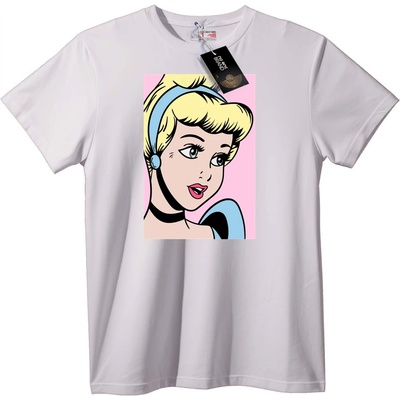 NOONEBRAND Тениска Пепеляшка Поп Арт - XS, Black