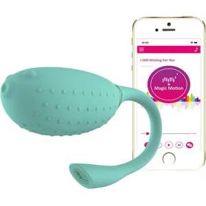 Magic Motion Fugu - носимо интелигентно виброяйце (зелено) - lovesexshop