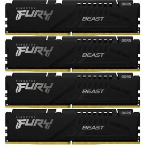 Kingston FURY Beast 64GB (4x16GB) DDR5 5200MHz KF552C40BBK4-64