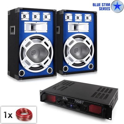 Electronic-Star PA Set Blue Star Series "Basscore Bluetooth" 1000W (PL-10867-3100) (PL-10867-3100)