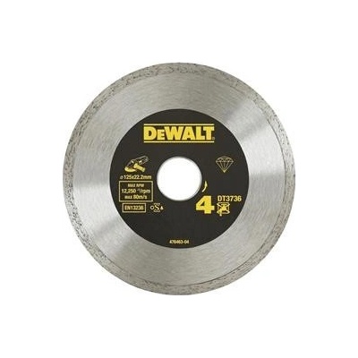 DeWALT DT3736 Diamantový kotouč pro řezání dlažby, 125 mm